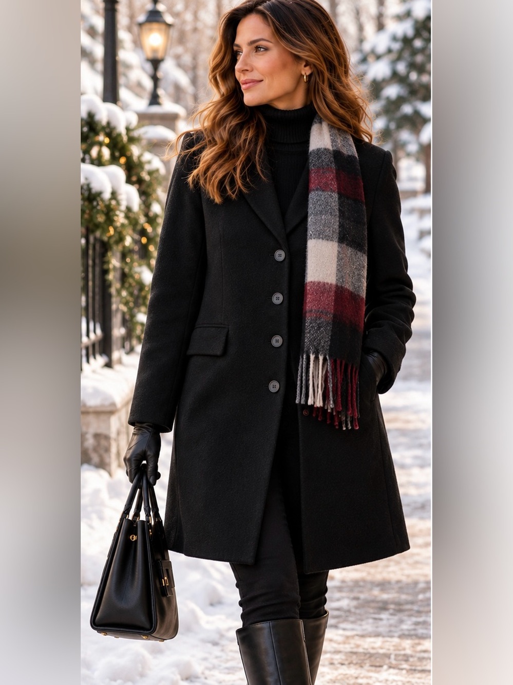 Banana Republic Petite S 100% Wool Black Tailored Long Coat Classic - Picture 3 of 13
